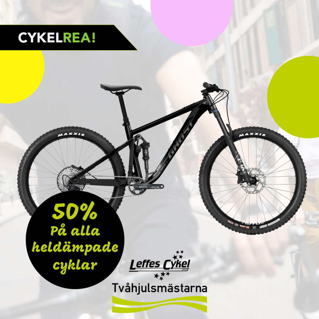 Cykelrea i Uppsala hos Leffes cykel